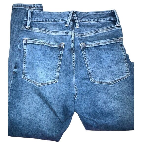 Good American Good Legs Crop Destruction Skinny Jeans - Picture 5 of 7